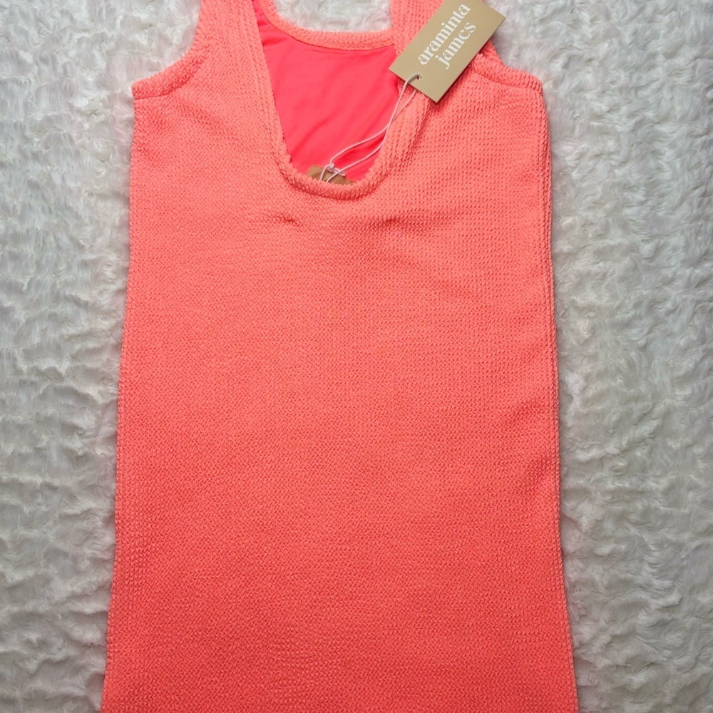 Araminta James Coral Knit Swim Coverup